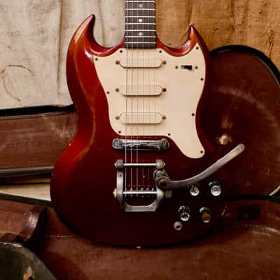 Gibson Melody Maker III 1968 - Sparkling Burgundy Metallic Bild 2
