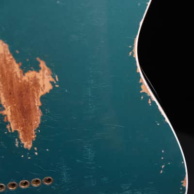2023 Fender Custom Shop 1965 Telecaster Custom Heavy Relic Electric Guitar - Aged Sherwood Green Metallic image 15