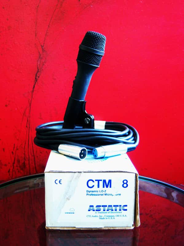 Vintage RARE 1980's Astatic CTM88 / 960 / 810A / 985 dynamic cardioid microphone Low Z w accessories SM57 # 2 image 1