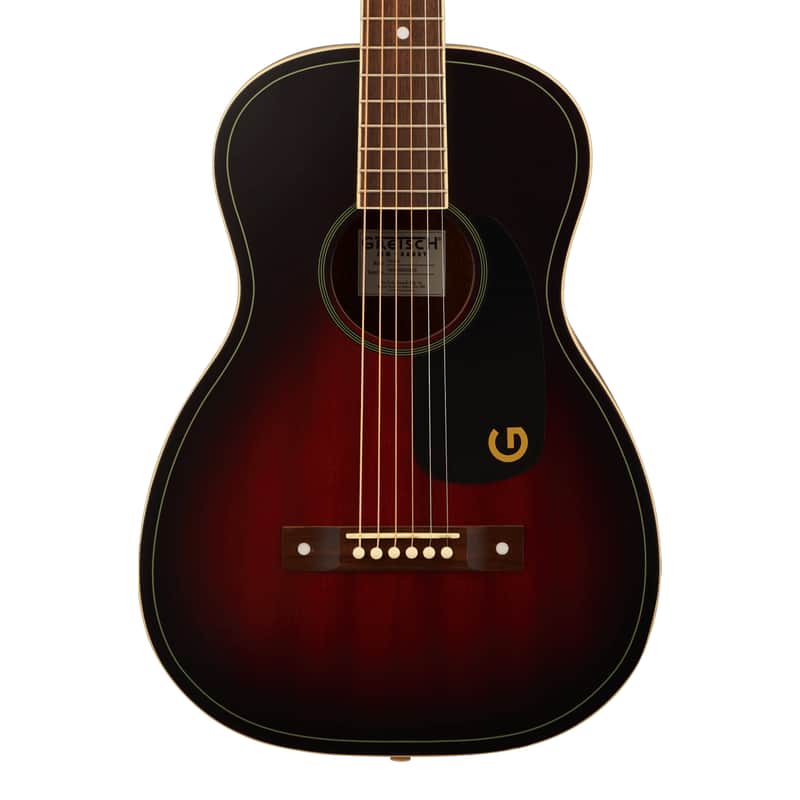 Used Gretsch Jim Dandy Parlor Acoustic Guitar - Deep Cherry Burst image 1