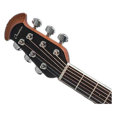 Ovation Celebrity Elite Plus CE44LX-1R Lefty A/E Guitar - Ruby Burst - Open Box image 4