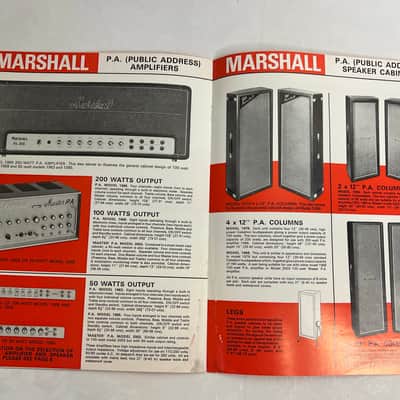 very Rare Marshall 1967 catalog image 4