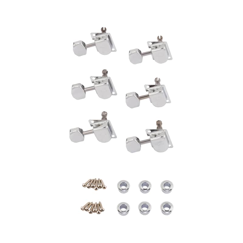 NEW Fender 70s 'F' Style Stratocaster/Telecaster Tuning Machines - Left-Handed - Chrome image 1