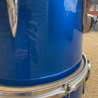 Premier Baron drum kit 1970s - Polychromatic Blue image 21