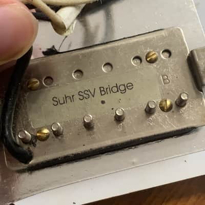 Suhr Loaded Pickguard - SSV + V60LP -Mint Color image 7