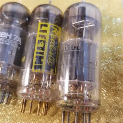 Matsushita etc. ONE (1) 12BH7A tNOS AT1000 TESTED Balanced! PI Vacuum Tube Japan Russia 12BH7 dual triode 1959-1976 image 4