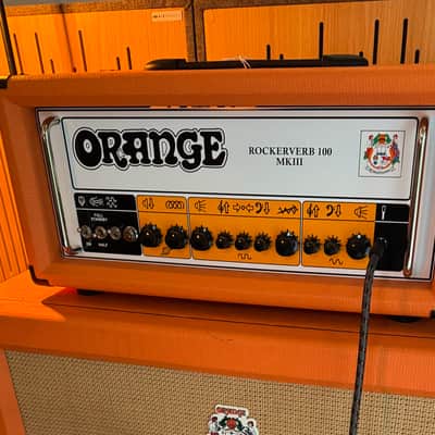 Orange Rockerverb 100 MKIII Tube Guitar Amplifier (2024) + flight case LIKE NEW image 2