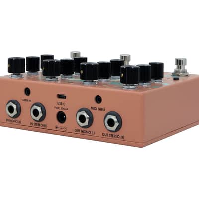 Walrus Audio Qi Etherealizer Multi Effect Pedal - Terracotta - Open Box image 4