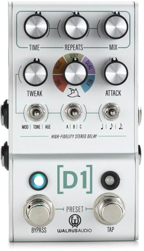 Walrus Audio Mako Series D1 High-fidelity Delay Pedal - Version 2 (D1DlyV2d3) image 1