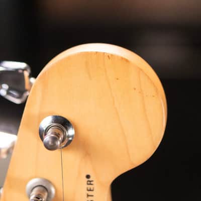 Squier 1995 Standard Stratocaster with Rosewood Fretboard Made in Korea, Olympic White - Used image 6