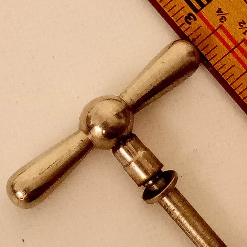 Walberg&Auge 14"Nickel 12-24 1+Bowtie Bass-Drum Single-Tension T-Rod W&A Vintage image 1