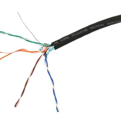(Mint) Elite Core PROCAT5E-S500 -500' Tactical Shielded Soft CAT5e Cable on Spool image 2