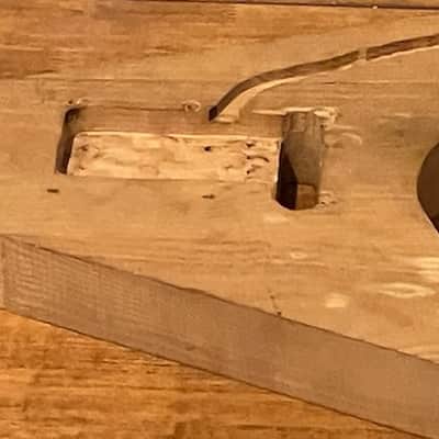 Flying V Charvel Gibson Fender Type Shape Natural Ash Wood Finish Electric Guitar Solid Body, Made in USA Bentley, Year 1980 image 9