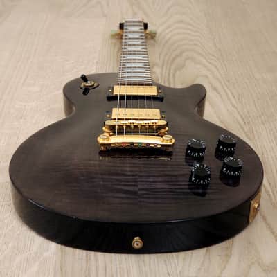 2004 Gibson Les Paul Studio Premium Plus AAA Top Trans Black Gold