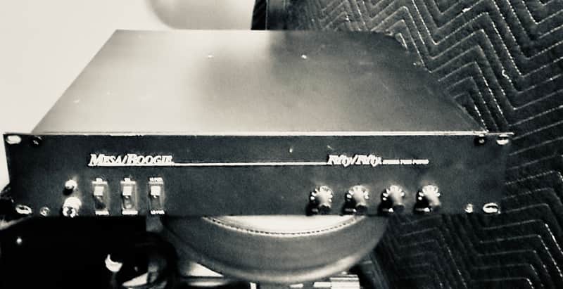 Mesa Boogie Fifty/Fifty 2-Channel 50-Watt Power Amplifer 1986 - 2010 - Black image 1