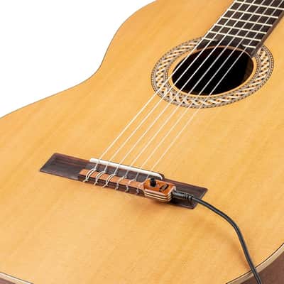 KNA NG-2 Portable Piezo Nylon String Classical Flamenco Guitar Pickup with Volume Control image 5
