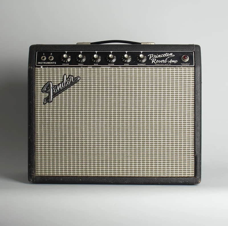 Fender Black Panel Princeton Reverb 12-Watt 1x10" Guitar Combo 1964 - 1967 image 1