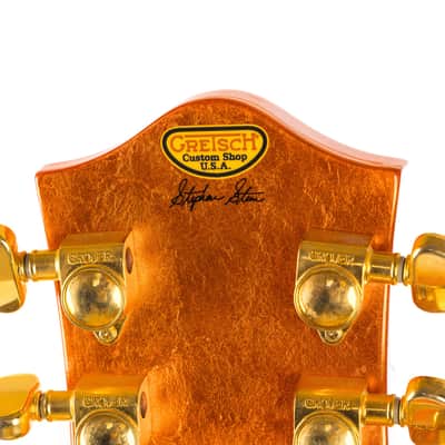 Gretsch USA Custom Shop Stephen Stern G6120-125 Chet Atkins 125th Anniversary - Transparent Orange over Gold Leaf image 19