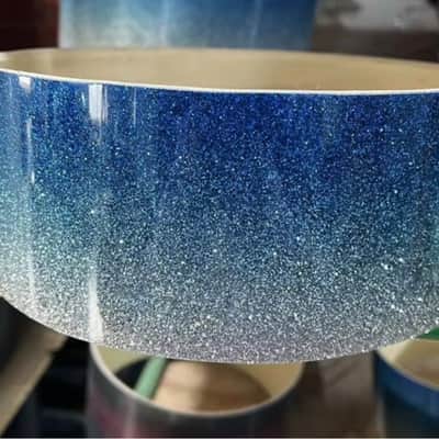 Dolby 12” Electronic Kick Drum Blue Sparkle for Roland Alesis image 5