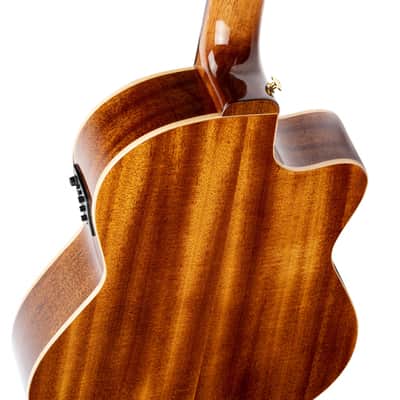 Ortega RCE138-T4-L Performer Series Solid Spruce Top Mahogany Neck Cutaway Nylon 6-String Classical Acoustic-Electric Guitar w/Gig Bag For Left Hand Player image 8