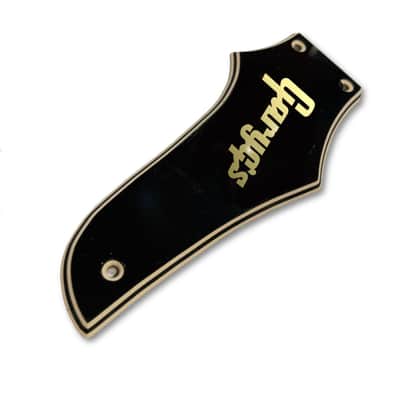 5 Ply Black/Cream Truss Rod Cover for Epiphone & Gibson Firebird w/ Gold Foil Decal image 2