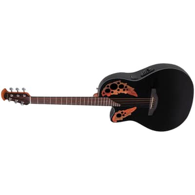 CE44L 5 G Guitar Celebrity Elite Mid Cutaway Black Gaucher Ovation image 2