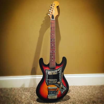 Vintage Teisco EG408-2T with Gold Foil Pickups image 3
