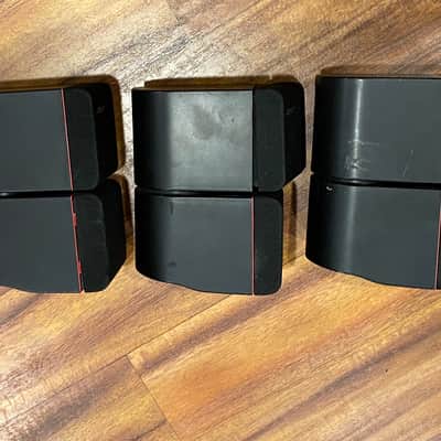 Bose Acoustimass 7 1990s Black Subwoofer and 3 Redline Speakers image 2