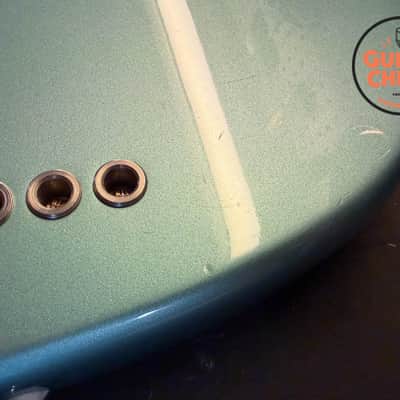 1997 Fender Roscoe Beck V 5-String Bass Teal Green Metallic OHSC image 21