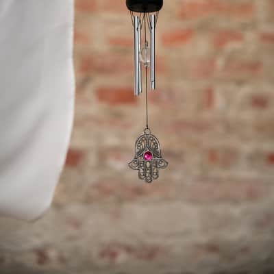 Meinl Sonic Energy Mini Hamsa Chakra Chime 12"/30 cm - Silver image 3