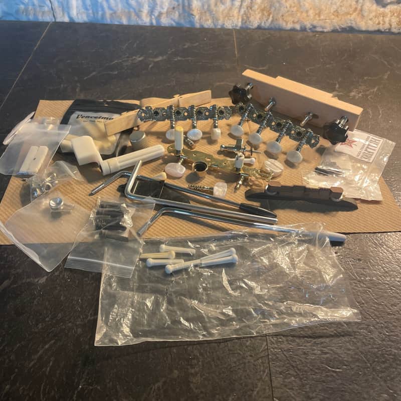 Vintage Random Lot Of Guitar Parts Parts Or Repair. image 1