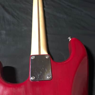 Fender Highway One Stratocaster with Rosewood Fretboard 2007 Midnight Wine Transparent image 5