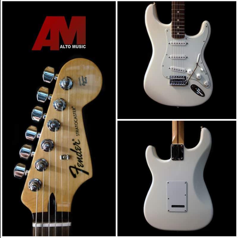 Fender Mexican Standard Stratocaster 2012 Arctic White | Reverb