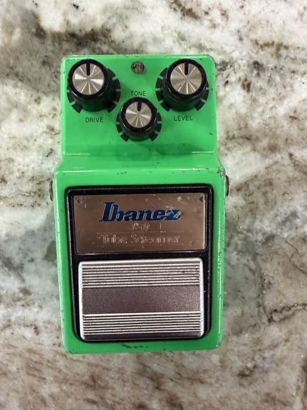 【TA75558P搭載】 Ibanez TS9 Tube Screamer Early Reissue Ibanez TS9 Tube Screamer w/ JRC4558D Chip Overdrive