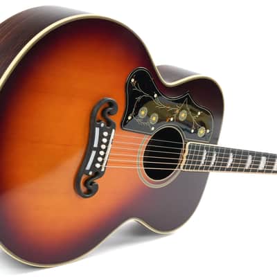 Epiphone Inspired by Gibson Custom Pre-War SJ200 Rosewood Reissue Vintage Sunburst Lefty image 11