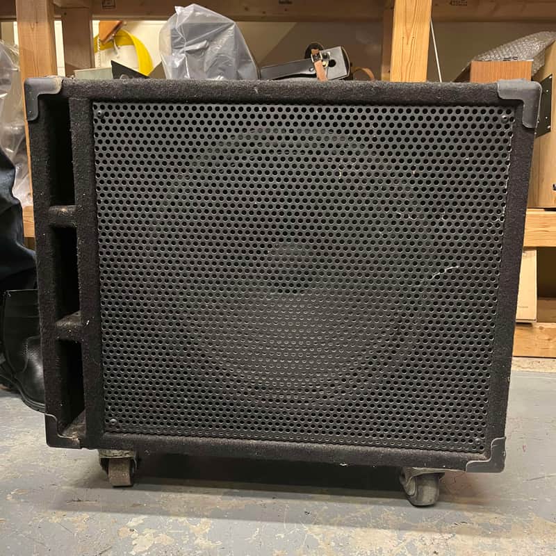 Pair of 2 Cabinet speakers, 2 - 10" & 1 - 15" Drivers image 1