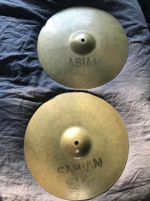 Sabian 14" AAX Stage Hi-Hat Cymbals (Pair) - Vintage New Beat / Quick Beat image 1