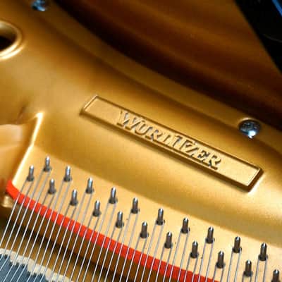 Wurlitzer C143 Petite Baby Grand Piano Polished Ebony image 10