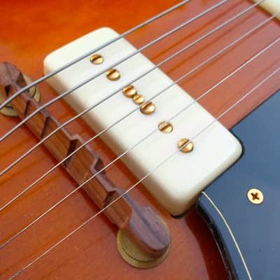 Guild Aristocrat M-75 NOS Unsold Condition Vintage Museum Condition 1960 Sunburst image 12