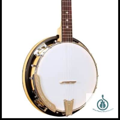 Gold Tone CC-100RW Cripple Creek Resonator Banjo w/ Wide Fingerboard w/ Bag image 1