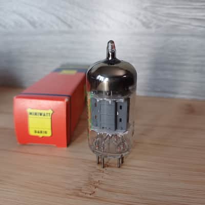 Rare early NOS NIB 1962 PHILIPS Dario Miniwatt 12AX7 ecc83 Holland BIG O getter  super strong best AMPEREX tube perfectly balanced  Orange Hiwatt Marshall, preamp image 3