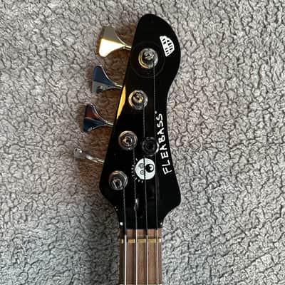 FleaBass Junior 2009-2011 - Black White “The Wild One” - Bartolini 2J Squared image 5