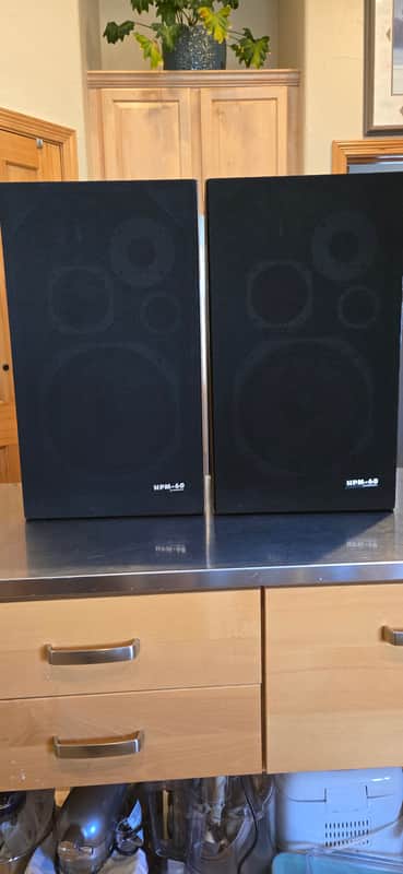 Actual Walnut Veneer and Recapped Pioneer HPM 60 - The 120wpc Version image 1
