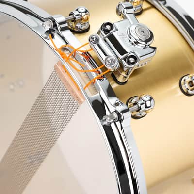 Reference One 14"X6.5" 3mm Cast Brass Snare Drum image 6