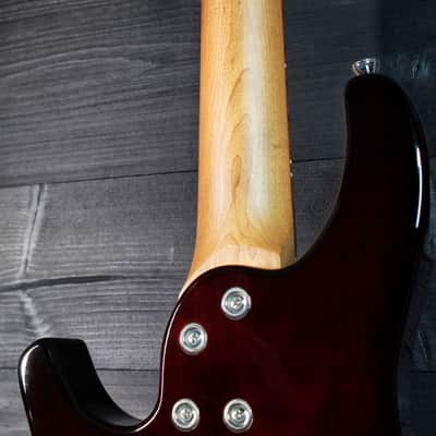 Flight Mini Bass TBL Trans-Blue Solidbody Electric Bass image 18