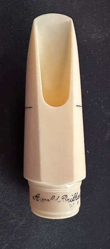 Brilhart Greatneck Tonalin #4 Alto Saxophone Mouthpiece w/ Echobrass Ligature image 1