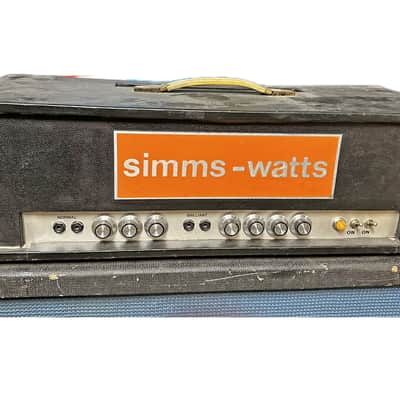 1970 Simms Watts AP 100 Watt MKI 71 Black image 10