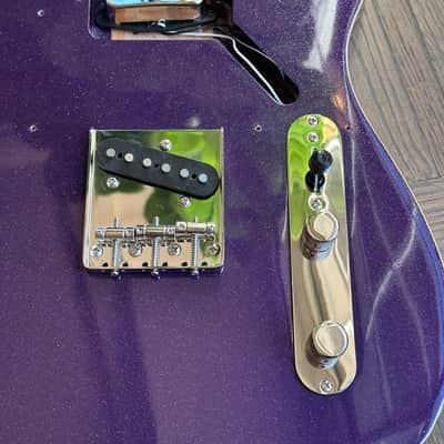 Squier Classic Vibe Telecaster Custom - Purple Sparkle - Loaded body image 4