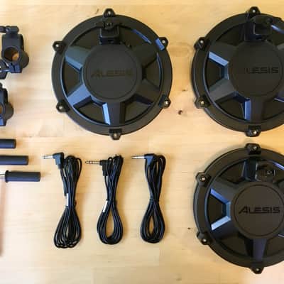 NEW -3 PACK- Alesis Nitro 8 Inch SINGLE-ZONE Mesh Tom Pad Expansion- 8" Drum, Clamp, Cable - DMPad image 2