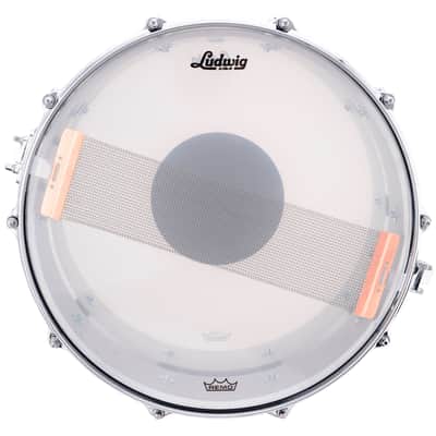 Ludwig Limited Edition 8x14 Cast Aluminum Slotted Snare Drum image 2